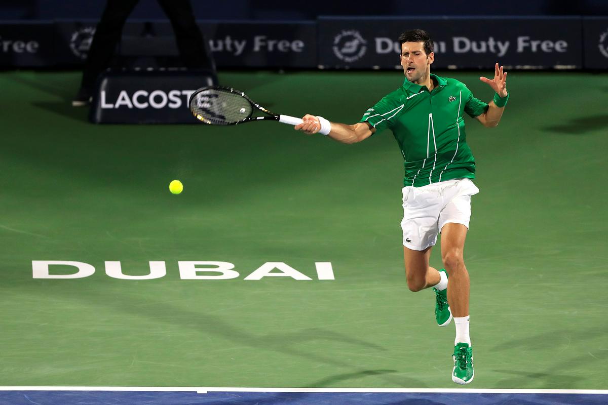 Novak Đoković lovi peti naslov v Dubaju. Foto: Reuters Novak Đoković lovi peti naslov v Dubaju. Foto: Reuters