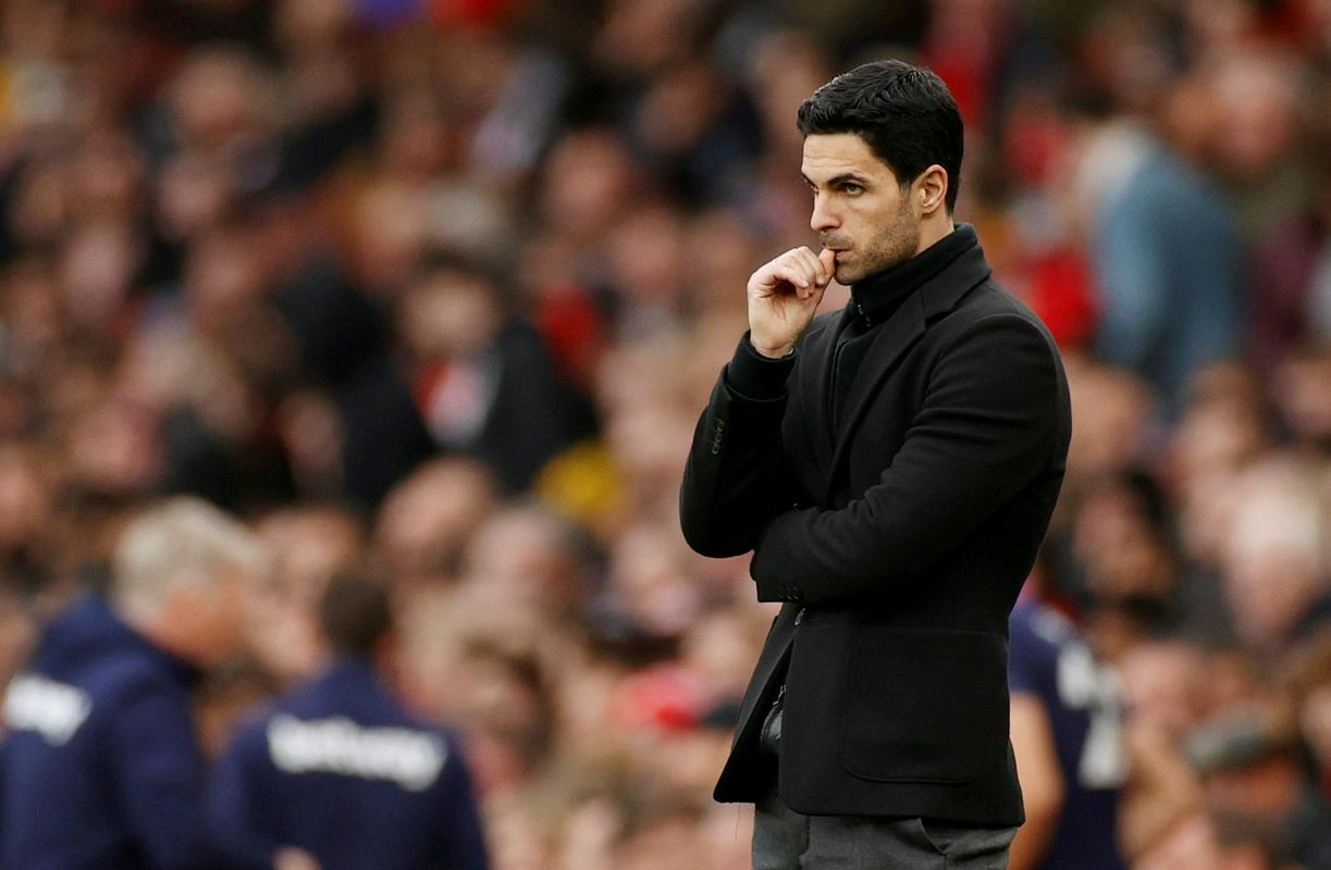 Mikel Arteta od decembra vodi Arsenal, ki se pred zadnjo četrtino angleškega prvenstva nahaja na 9. mestu lestvice in je 5 točk oddaljen od mesta za uvrstitev v Evropsko ligo. Foto: Reuters Mikel Arteta od decembra vodi Arsenal, ki se pred zadnjo četrtino angleškega prvenstva nahaja na 9. mestu lestvice in je 5 točk oddaljen od mesta za uvrstitev v Evropsko ligo. Foto: Reuters