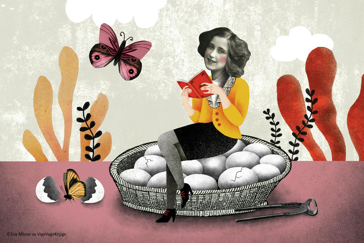 Ilustracija je delo vizualne umetnice Eve Mlinar. Foto: Eva Mlinar za VigeVageKnjige Ilustracija je delo vizualne umetnice Eve Mlinar. Foto: Eva Mlinar za VigeVageKnjige