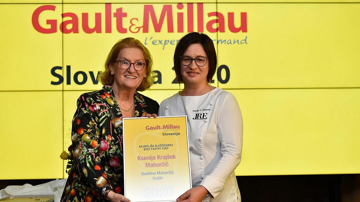 Najboljša slaščičarka leta 2020 je Ksenja Krajšek Mahorčič, ki te dni o ustvarjanju v gostilni ne razmišlja. Foto: gourmet-lj.si