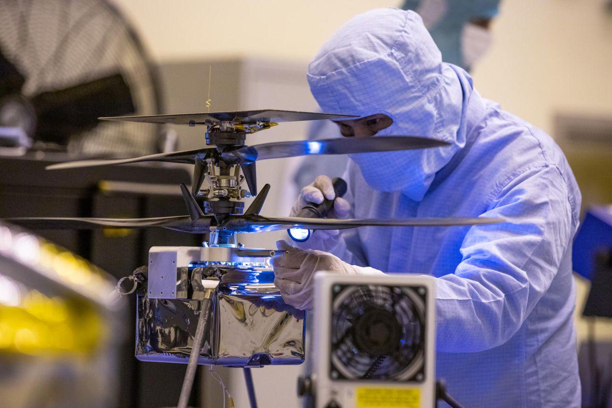 Nasa upa, da bo to prvi letalnik na katerem koli drugem planetu. Foto: Nasa/Cory Huston Nasa upa, da bo to prvi letalnik na katerem koli drugem planetu. Foto: Nasa/Cory Huston