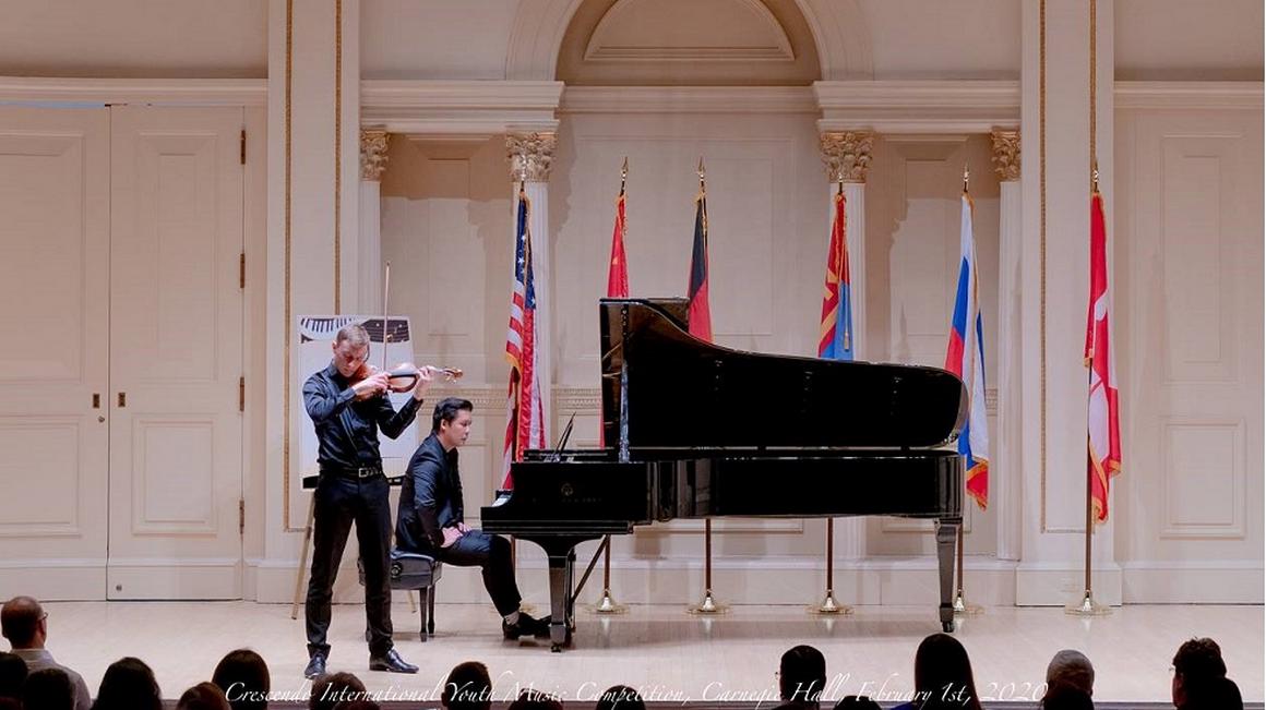Sredi februarja je nastopil na finalnem tekmovanju v sloviti dvorani Carnegie Hall. Foto: Aleš Lavrenčič /Osebni arhiv
