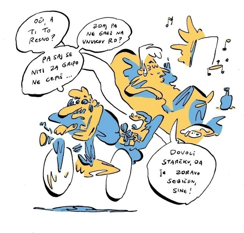 Karikatura: Izar Lunaček Karikatura: Izar Lunaček