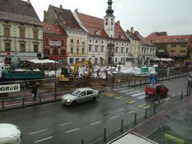 Celovita obnova Glavnega trga končana v drugi polovici junija