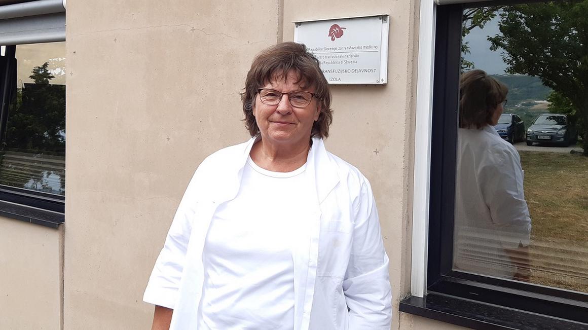 Vodja Centra za transfuzijsko dejavnost Izola, dr. Irena Kramar. Foto: Radio Koper/Mateja Brežan