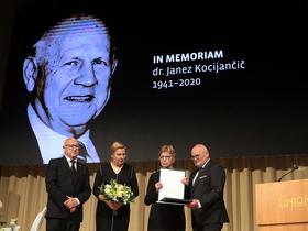 Kocijančič posthumously receives the Silver Olympic Order