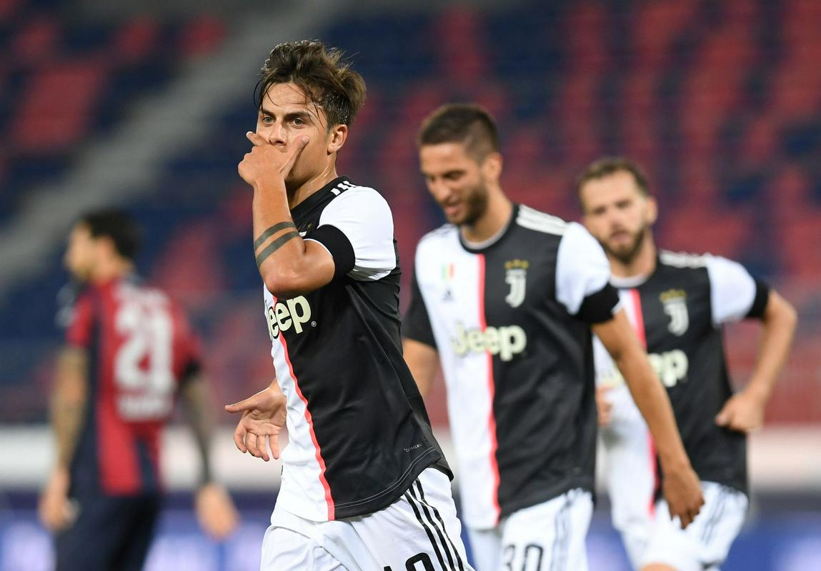 Paulo Dybala je poskrbel za vrhunec večera v Bologni. Foto: Reuters Paulo Dybala je poskrbel za vrhunec večera v Bologni. Foto: Reuters