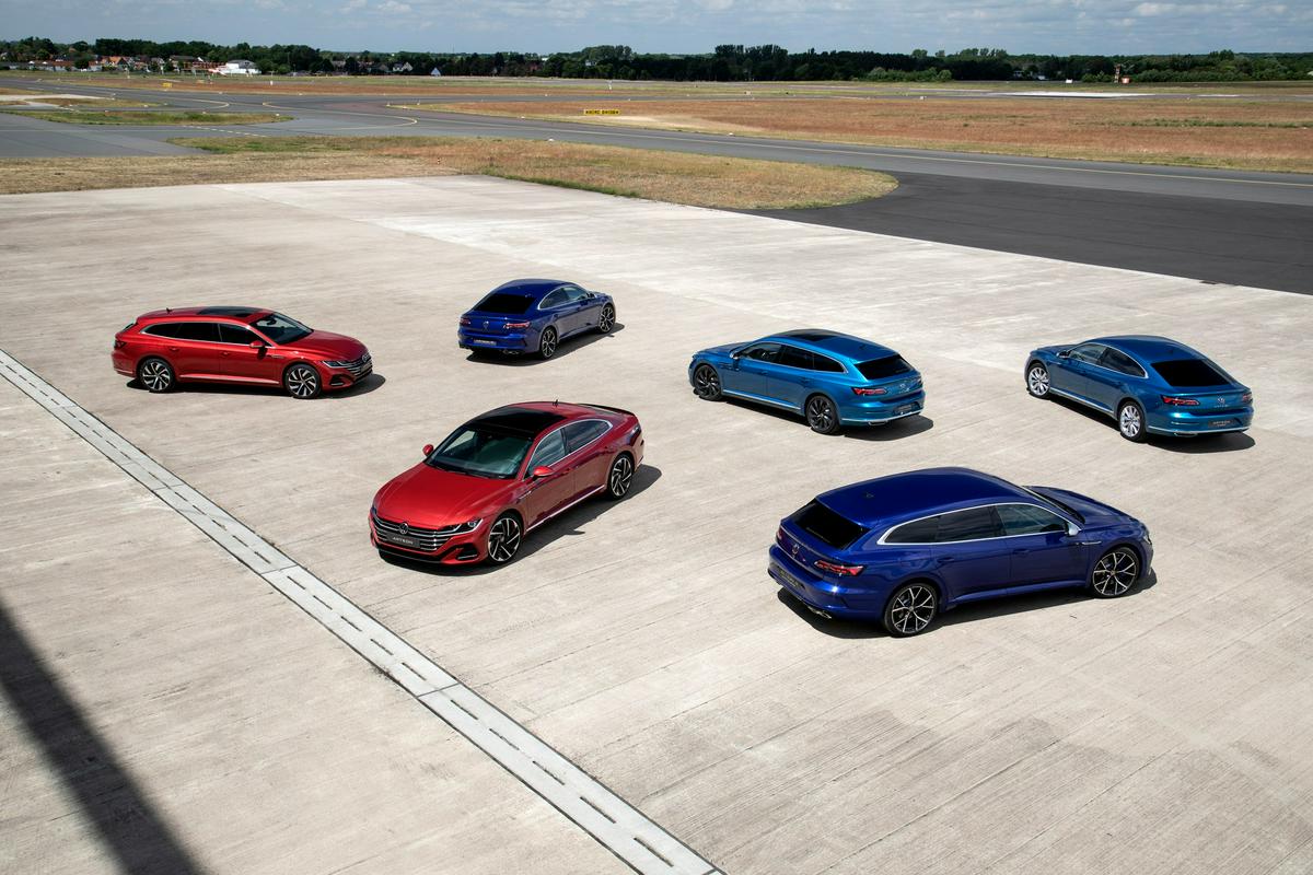 Arteon je prvič na izbiro tudi kot priključni hibrid, na izbiro pa bo tudi športna različica arteon R. Foto: Volkswagen Arteon je prvič na izbiro tudi kot priključni hibrid, na izbiro pa bo tudi športna različica arteon R. Foto: Volkswagen