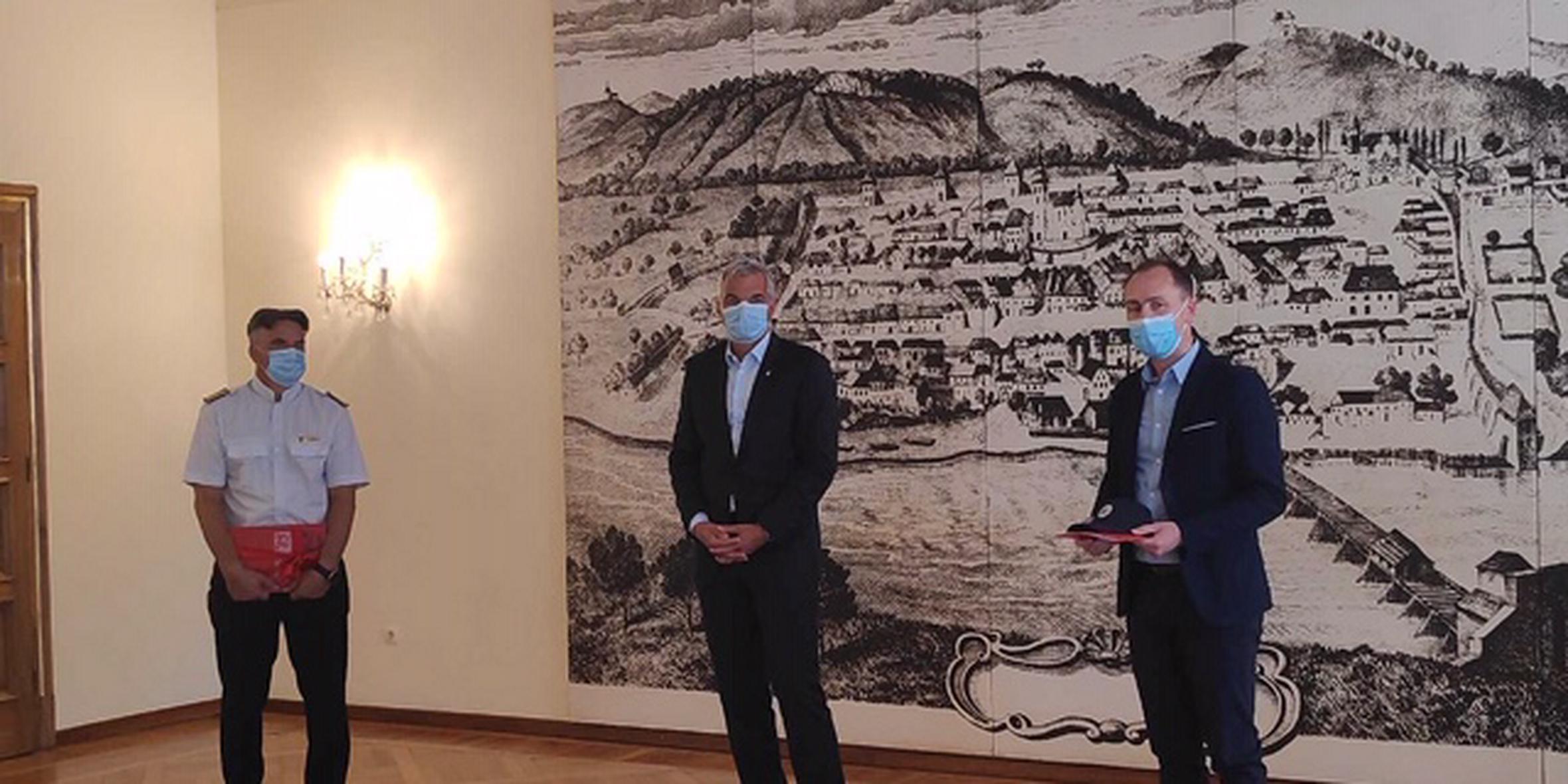 Vodenje štaba Civilne zaščite Mestne občine Maribor je danes prevzel Samo Robič. Foto: Radio Maribor/Lidija Cokan
