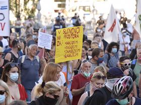 A 12th consecutive Friday of anti-government protests