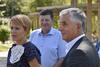 Predsednica DeSUS-a in kmetijska ministrica Aleksandra Pivec, v ozadju vodja poslancev Franc Jurša in na desni minister za zdravje Tomaž Gantar. Foto: BoBo/Žiga Živulović ml.
