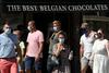 Turisti v Brugesu v Belgiji. Foto: Reuters