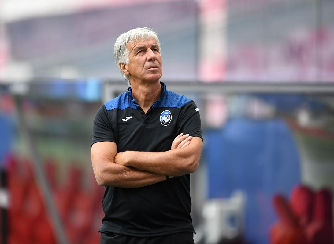 Gian Piero Gasperini je lahko že zdaj zadovoljen s sezono. Atalanta se je prvič prebila med najboljših osem v Evropi. Foto: Reuters Gian Piero Gasperini je lahko že zdaj zadovoljen s sezono. Atalanta se je prvič prebila med najboljših osem v Evropi. Foto: Reuters