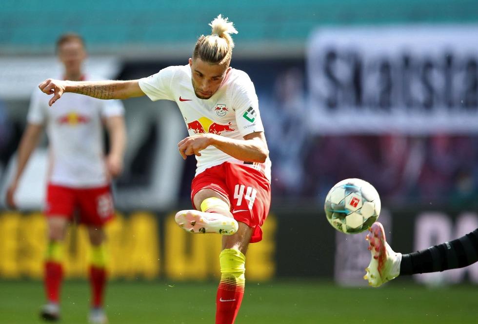 Kevin Kampl je postal eden izmed zmagovalcev spomladanske prekinitve nogometa zaradi pandemije. Kronične težave z gležnjem je pozdravil in se vrnil v prvo enajsterico Leipziga, za katerega je v tekoči sezoni zbral že 11 nastopov, od tega 9 v začetni postavi. Foto: Reuters Kevin Kampl je postal eden izmed zmagovalcev spomladanske prekinitve nogometa zaradi pandemije. Kronične težave z gležnjem je pozdravil in se vrnil v prvo enajsterico Leipziga, za katerega je v tekoči sezoni zbral že 11 nastopov, od tega 9 v začetni postavi. Foto: Reuters