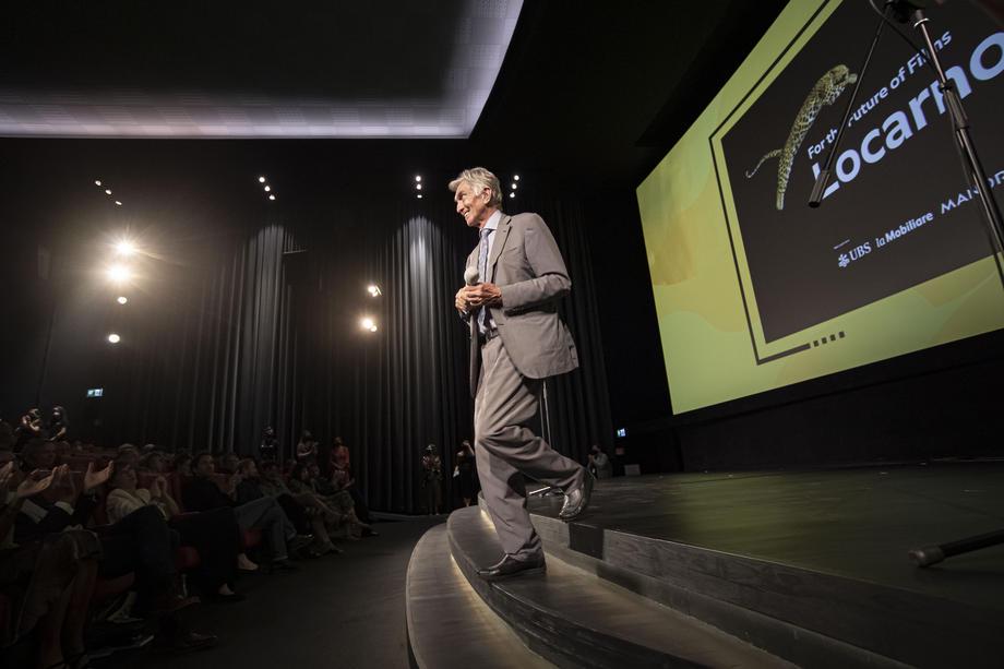 Predsednik festivala Marco Solari na letošnji sklepni prireditvi. Foto: EPA Predsednik festivala Marco Solari na letošnji sklepni prireditvi. Foto: EPA