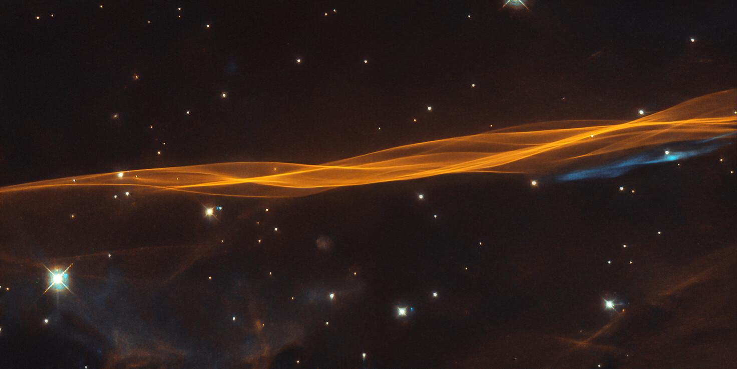 Manjši izsek supernove. Foto: ESA/Hubble & NASA, W. Blair; CC BY 4.0; Acknowledgement: Leo Shatz Manjši izsek supernove. Foto: ESA/Hubble & NASA, W. Blair; CC BY 4.0; Acknowledgement: Leo Shatz