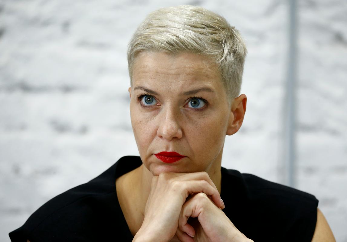Beloruski preiskovalci so vložili obtožnico proti opozicijski aktivistki Mariji Kolesnikovi, zaradi pozivanja na medmrežju k dejanjem, usmerjenim proti nacionalni varnosti. Foto: Reuters Beloruski preiskovalci so vložili obtožnico proti opozicijski aktivistki Mariji Kolesnikovi, zaradi pozivanja na medmrežju k dejanjem, usmerjenim proti nacionalni varnosti. Foto: Reuters