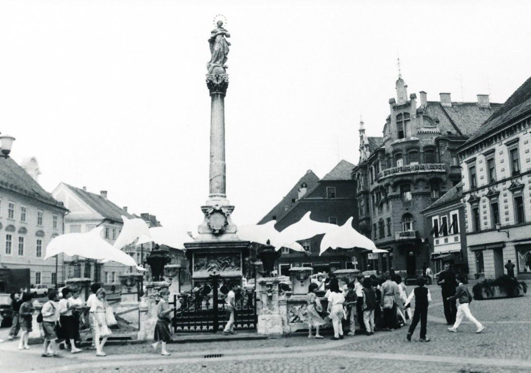 3. jugoslovanski trienale EKO, 1988, projekt arhitekta Ire Zorka. Foto: UGM 3. jugoslovanski trienale EKO, 1988, projekt arhitekta Ire Zorka. Foto: UGM