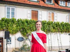 Na jutranjem obisku 12. Mariborska vinska kraljica