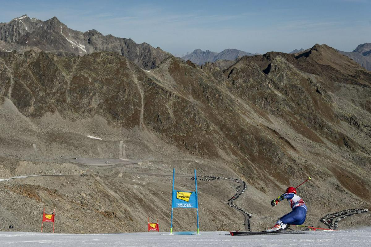 Žan Kranjec je bil lani v Söldnu odličen tretji. Foto: EPA Žan Kranjec je bil lani v Söldnu odličen tretji. Foto: EPA