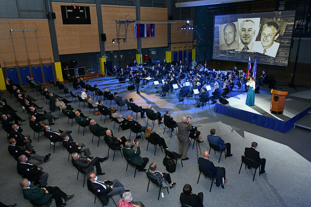 Slovesnost ob obletnici. Foto: Borut Pahor/Twitter Slovesnost ob obletnici. Foto: Borut Pahor/Twitter