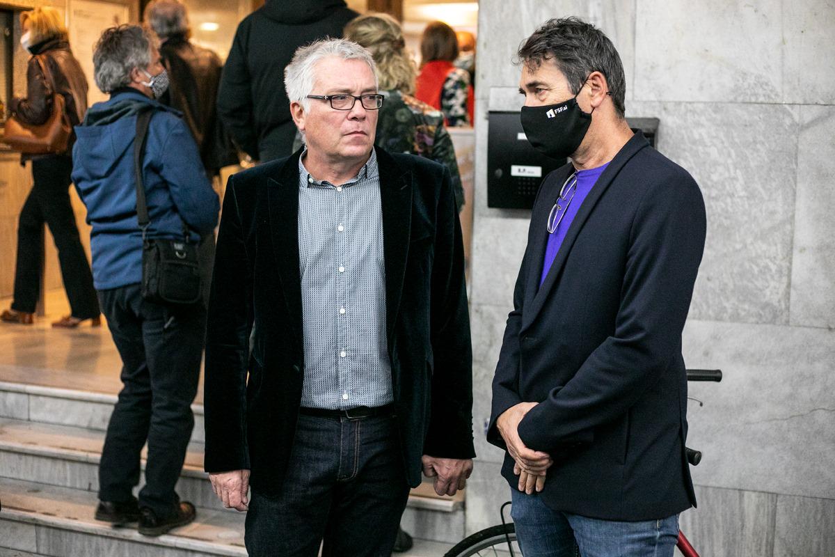 Po torkovi projekciji Sever ni izpustil priložnosti za oster nagovor Po torkovi projekciji Sever ni izpustil priložnosti za oster nagovor