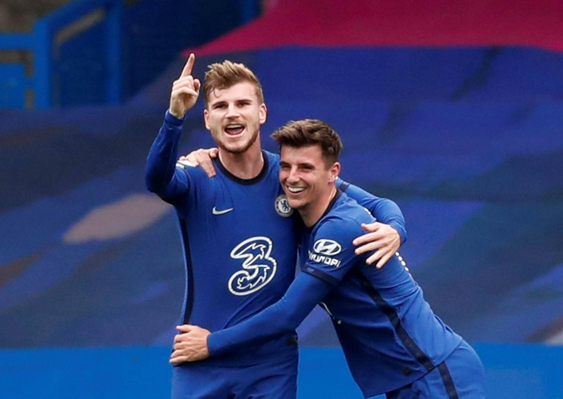 Timo Werner in Mason Mount sta v odlični formi na začetku nove sezone. Foto: EPA Timo Werner in Mason Mount sta v odlični formi na začetku nove sezone. Foto: EPA