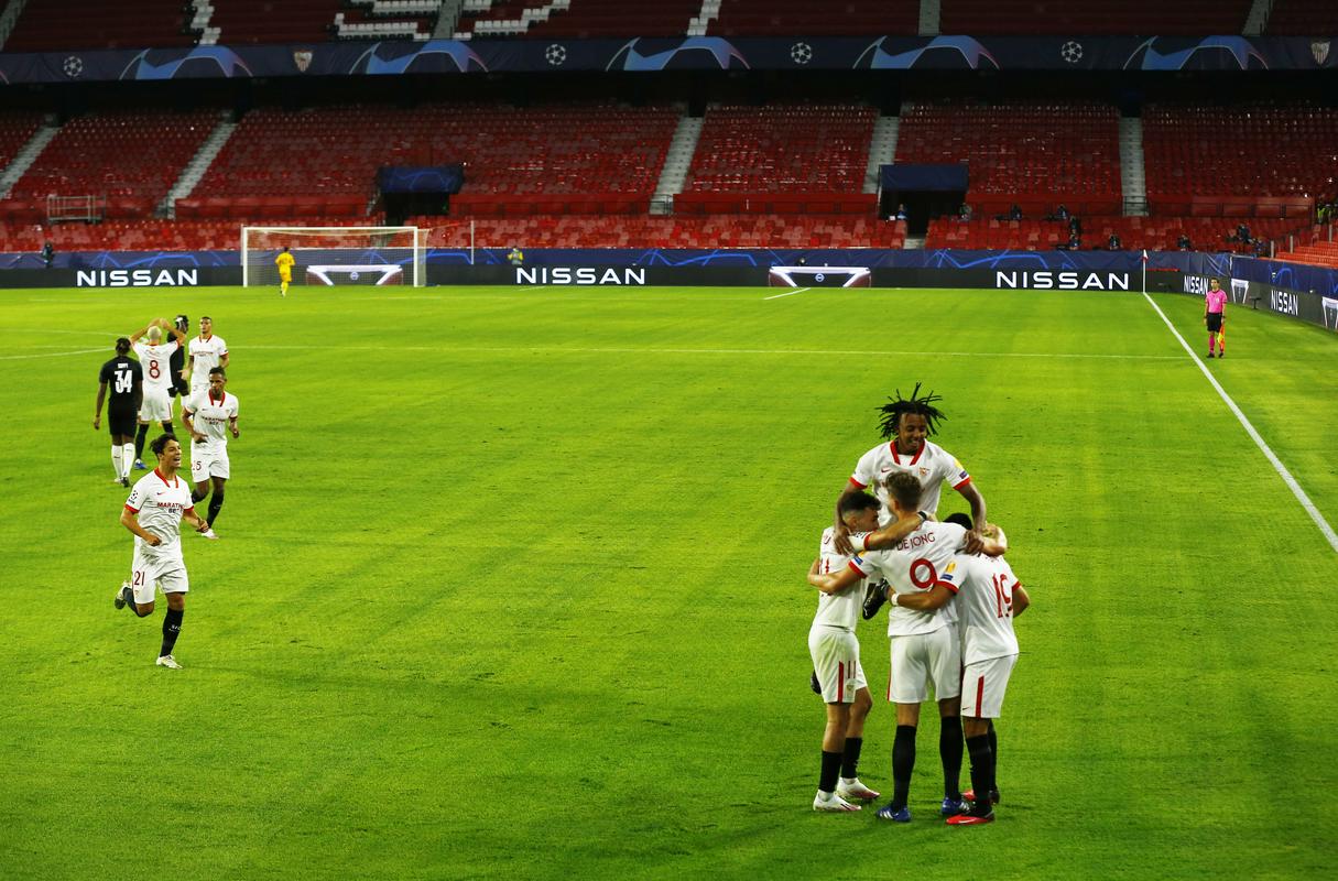 Sevilla je z 1:0 premagala Rennes. Foto: Reuters Sevilla je z 1:0 premagala Rennes. Foto: Reuters