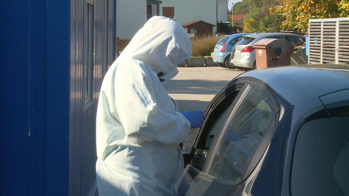 Vstopna točka za odvzem brisa. Foto: RTV SLO Vstopna točka za odvzem brisa. Foto: RTV SLO