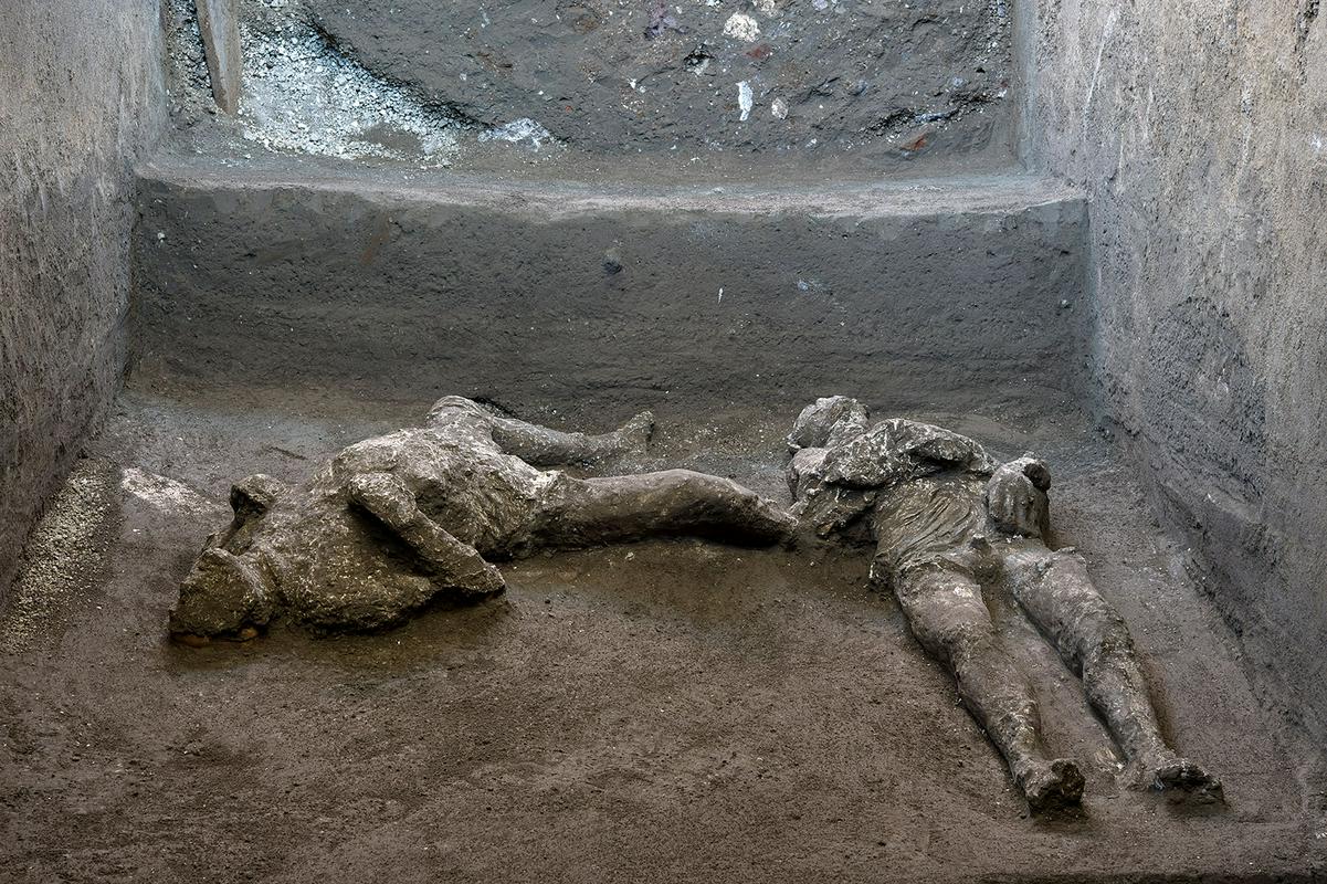 Njune ostanke so našli v podzemni komori velike vile – Civita Giuliana. Foto: Reuters Njune ostanke so našli v podzemni komori velike vile – Civita Giuliana. Foto: Reuters