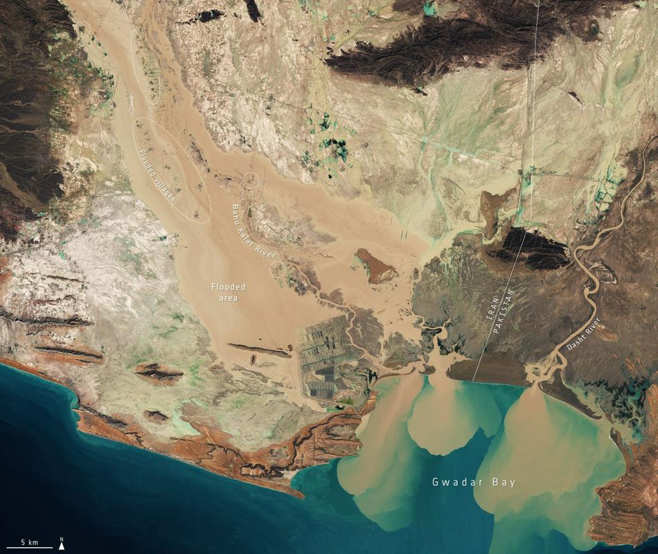 Moč vode. Foto: Copernicus Sentinel data (2020), processed by ESA, CC BY-SA 3.0 IGO Moč vode. Foto: Copernicus Sentinel data (2020), processed by ESA, CC BY-SA 3.0 IGO