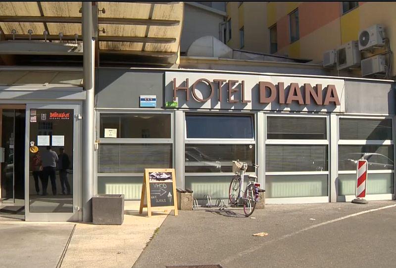 Murskosoboški Hotel Diana je bil zgrajen leta 1967. Foto: Televizija Slovenija Murskosoboški Hotel Diana je bil zgrajen leta 1967. Foto: Televizija Slovenija