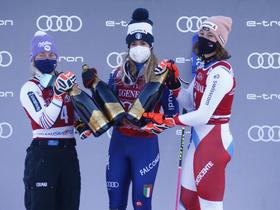 Bassino of Italy wins World Cup giant slalom race in Kranjska Gora