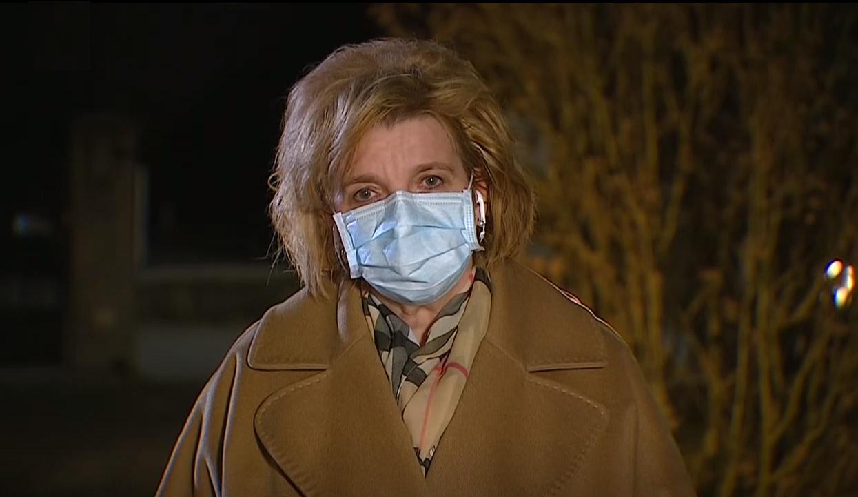 Predsednica Zdravniške zbornice Slovenije Bojana Beović. Foto: TV Slovenija, zajem zaslona