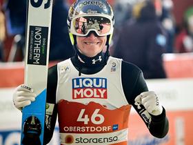 Anže Lanišek bags a bronze medal